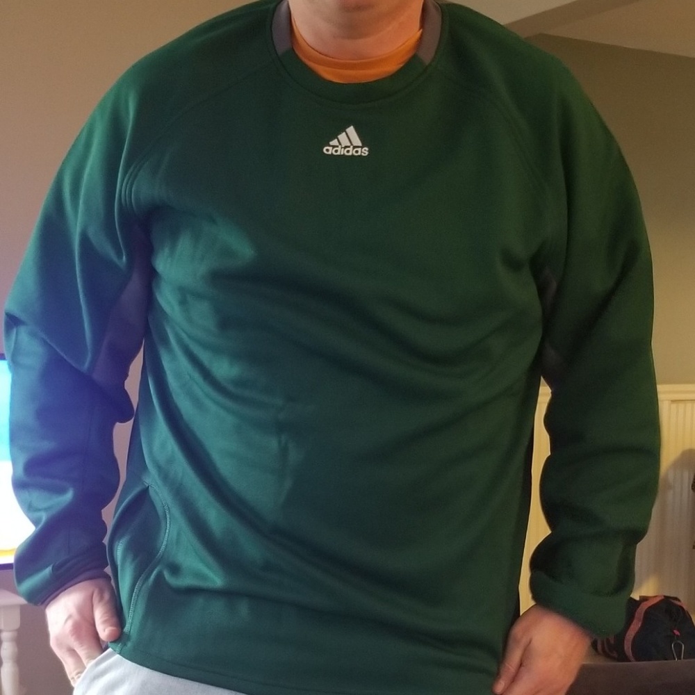 Adidas Green Sweatshirt XL New With Tags NWT